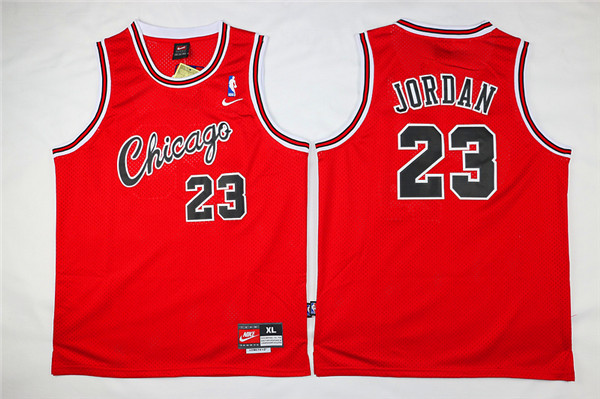 NBA Youth Chicago Bulls #23 Michael Jordan red Game Nike Jerseys